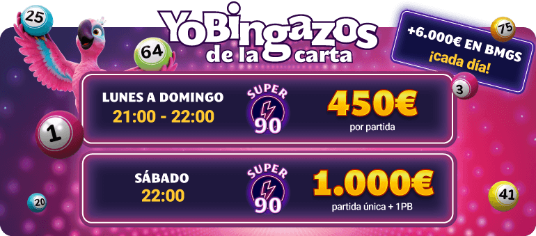 YoBingazos de la carta